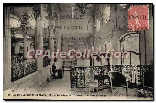 Cartes postales La Baule sur Mer L Inf Interieur du Casino Le Hall d'Entr�e