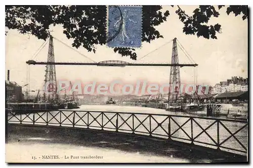 Cartes postales Nantes Le Pont transbordeur