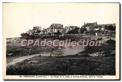 Cartes postales Pornichet L Inf La Plage et la Cote � Bonne Source vers la Pointe