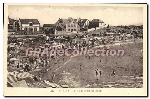 Cartes postales Batz La Plage � maree haute