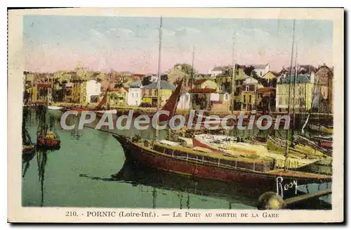 Cartes postales Pornic L Inf Le Port au sortir de la Gare