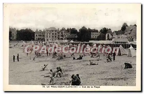 Cartes postales Le Pouliguen L Inf Vue de la Plage