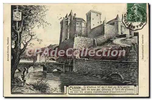 Cartes postales Clisson ch�teau