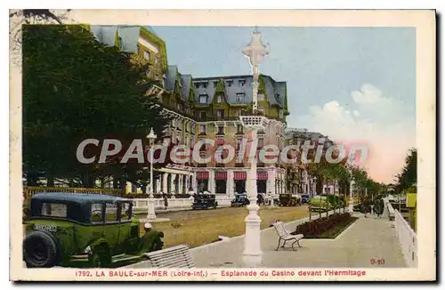 Cartes postales La Baule sur Mer L Inf Esplanade du Casino devant l'Hermitage