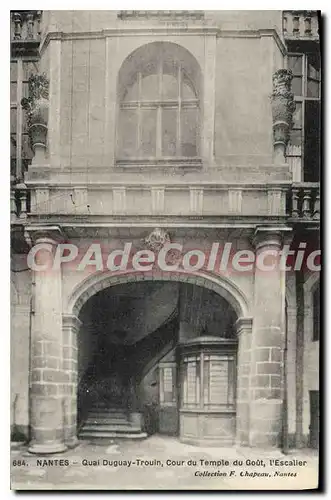 Cartes postales Nantes Quai Duguay Trouin Cout du Temple du Go�t l'Escalier