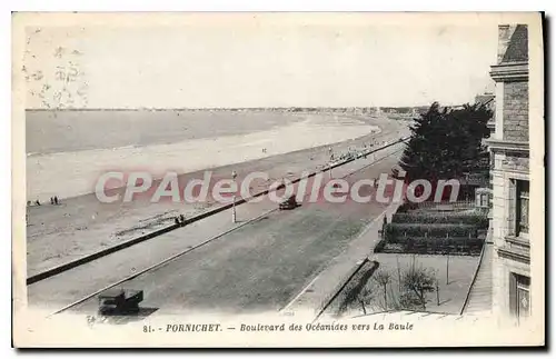 Ansichtskarte AK Pornichet Boulevard des Oceanides vers la Baule