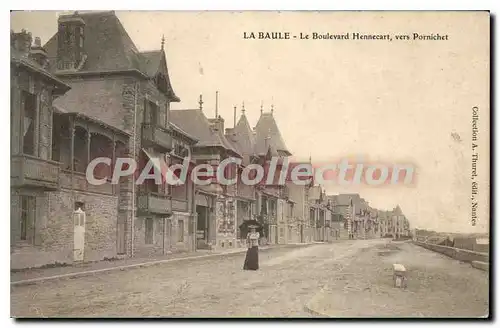 Cartes postales La Baule Le Boulevard Hennecart vers Pornichet