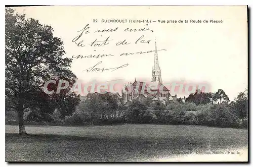 Cartes postales Guenrouet Loire Inf Vue prise de la Route de Pless�