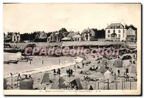 Cartes postales Batz Loire Inf La Plage Saint Michel