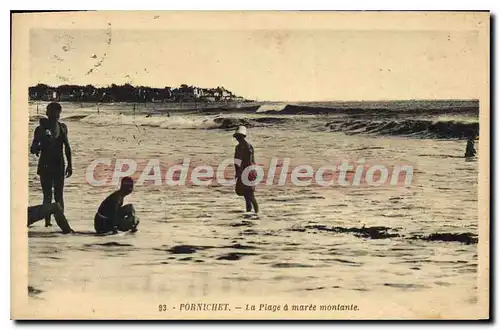 Cartes postales Pornichet La Plage � maree montante