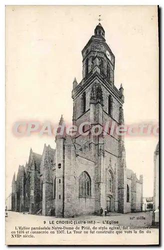 Cartes postales Le Croisic Loire Inf l'Eglise