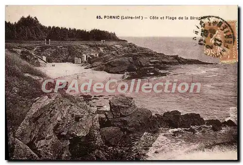 Cartes postales Pornic Loire Inf Cote et Plage de Birochere