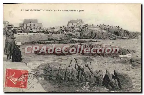 Cartes postales Le Bourg de Batz Loire Inf La Pointe vue de la Jet�e