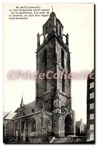 Cartes postales Batz Loire Inf La Tour St Guenole De la plateforme � la base de la lanterne on jouit d'un magnif