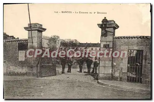 Cartes postales Nantes La Caserne du 3�me Dragons