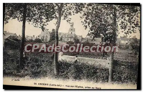 Ansichtskarte AK Ancenis Loire Inf Vue sur l'Eglise prise au Nord