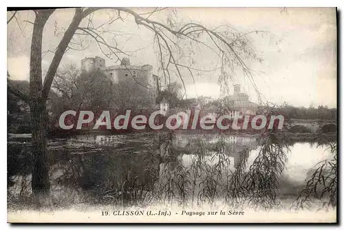 Cartes postales Clisson L Inf Paysage sur la Sevre