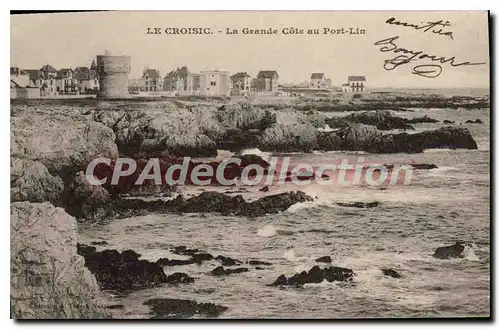 Cartes postales Le Croisic La Grande Cote au Port Lin