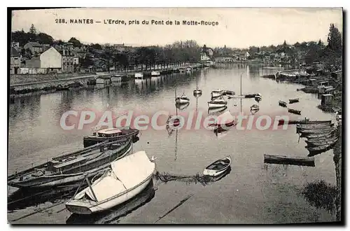 Ansichtskarte AK Nantes l'Erdre pris du Pont de la Motte Rouge