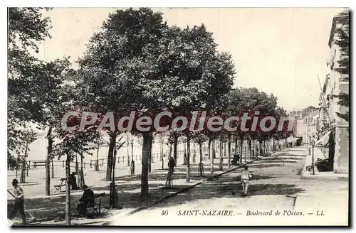 Cartes postales Saint Nazaire Boulevard de l'Ocean