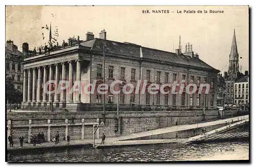 Ansichtskarte AK Nantes La Palais de la Bourse