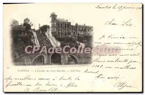 Cartes postales Nantes l'Escalier des Cent Marches