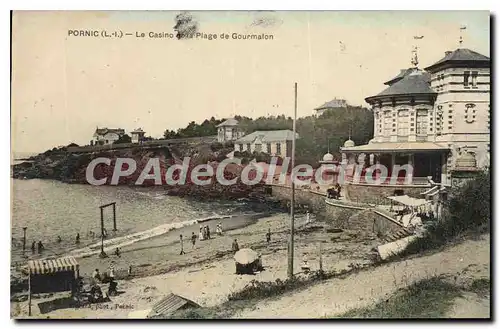 Cartes postales Pornic L I Le Casino et la Plage de Gourmalon