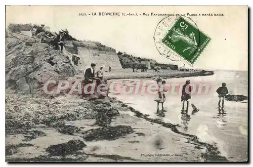 Ansichtskarte AK La Bernerie L Inf Vue Panoramique de la Plage � Maree Basse