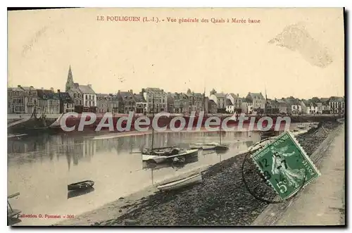 Cartes postales Le Pouliguen L I Vue generale des Quais � Maree basse