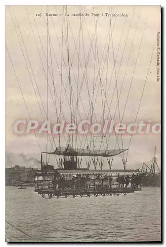 Cartes postales Nantes La nacelle du Pont � Transbordeur