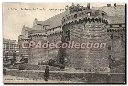 Ansichtskarte AK Nantes Le Chateau les Tours de la facade principale