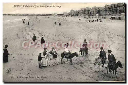 Ansichtskarte AK La Baule Loire Inf Panorama de la plage �ne