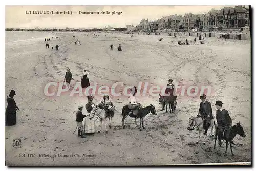 Cartes postales La Baule Loire Inf Panorama de la plage �ne