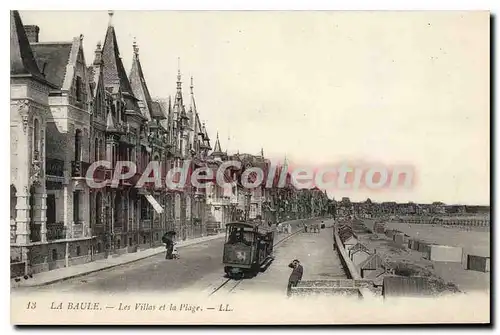 Ansichtskarte AK La Baule Les Villas et la Plage