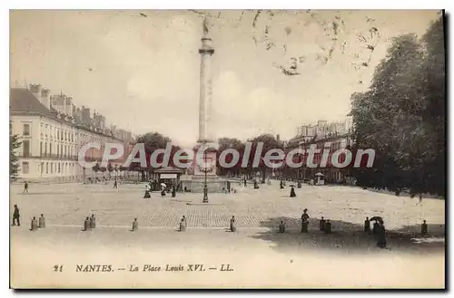 Cartes postales Nantes La Place Louis XVI