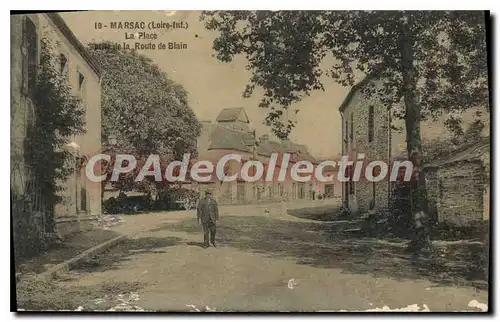 Cartes postales Marsac Loire Inf La Place prise de la Route de Blain