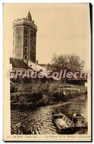 Cartes postales Oudon Loire Inf Le Havre et le Donjon octogonal