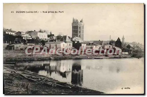 Ansichtskarte AK Oudon Loire Inf Vue prise du Port