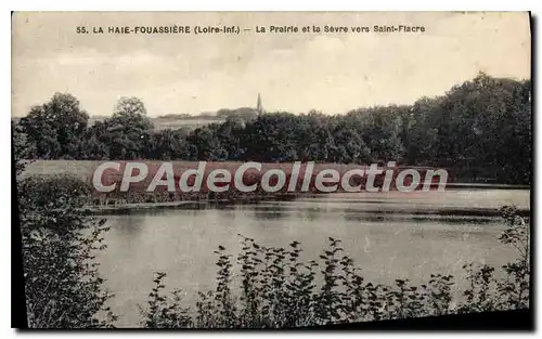 Cartes postales La Haie Fouassiere Loire Inf La Prairie et la Sevre vers Saint Flacre