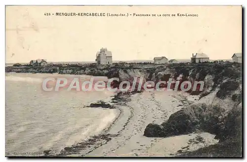 Ansichtskarte AK Mesquer Kercabelec Loire Inf Panorama de la Cote de Ker Landec