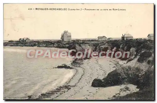 Cartes postales Mesquer Kercabelec Loire Inf Panorama de la Cote de Ker Landec