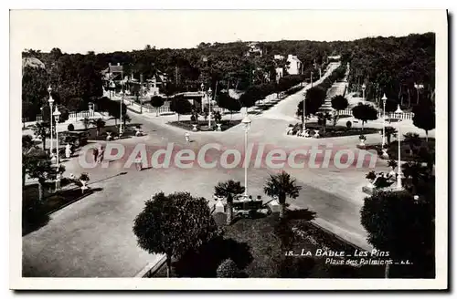 Cartes postales La Baule Les Pins Place des Palmiers