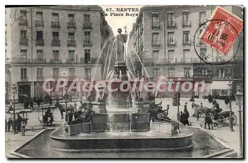 Cartes postales Nantes La Place Royale