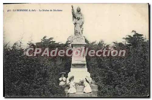 Ansichtskarte AK La Bernerie L Inf La Statue de Ste Anne