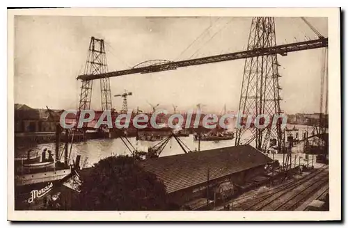 Ansichtskarte AK Nantes Loire Inferieure Le Port maritime et le Pont Transbordeur