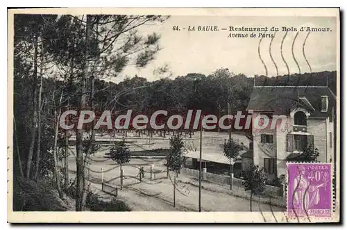 Ansichtskarte AK La Baule Restaurant du Bois d'Amour Avenue de Paris