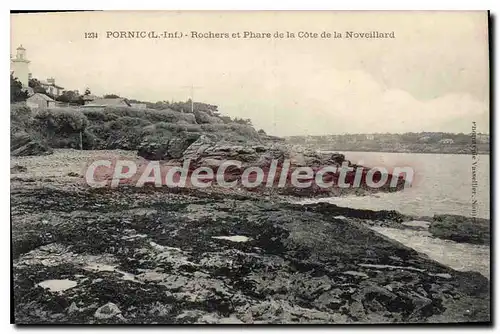 Ansichtskarte AK Pornic L Inf Rochers et Phare de la Cote de la Noveillard