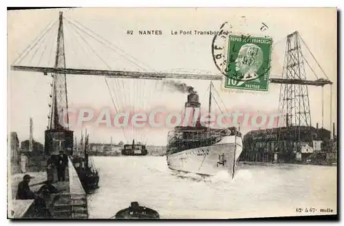 Cartes postales Nantes Le Pont Transbordeur