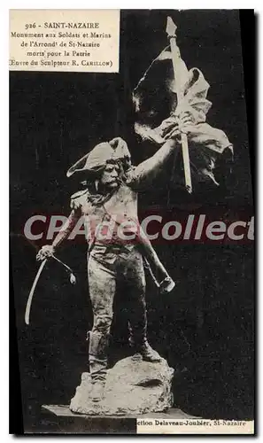 Cartes postales Saint Nazaire Monument aux Soldats et Marins de Arrondissement de St Nazaire sculpteur Carillon