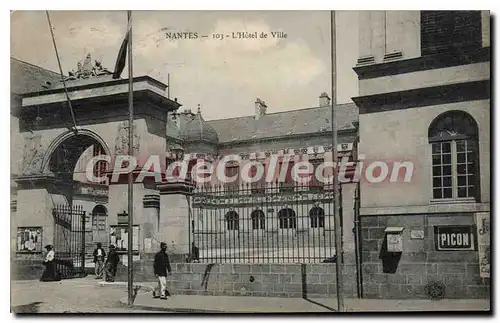 Cartes postales Nantes l'Hotel de Ville